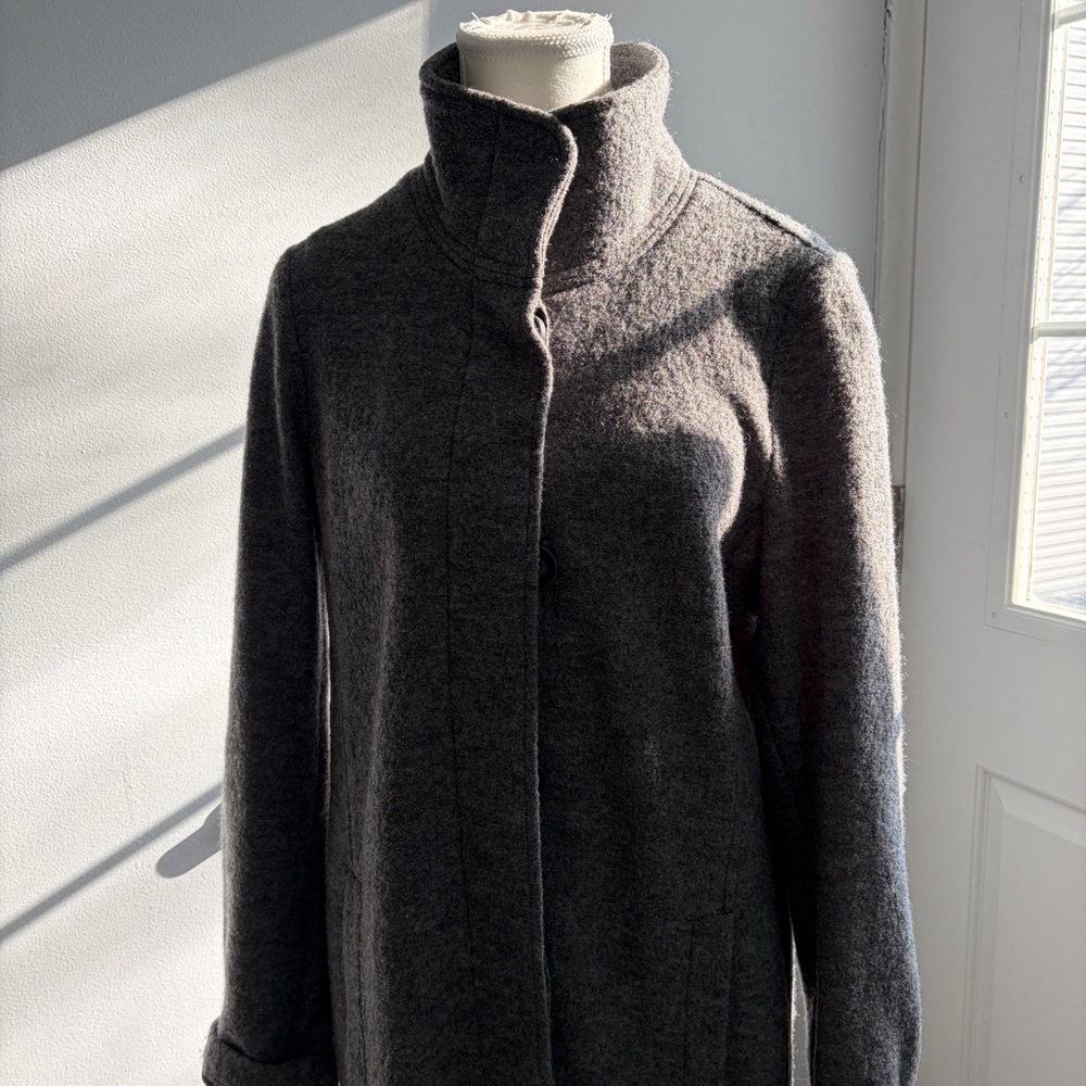 L.L. Bean Gray Italian Wool Jacket